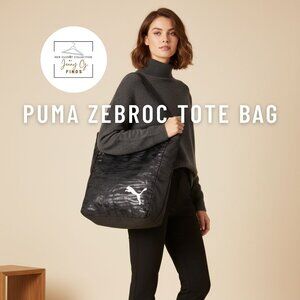 Puma Zebroc Black White Tote Bag